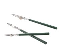 Healeved Juego de 6 Plumas Ajustables para Dibujo Artístico Bolígrafos de Líquido Enmascarador Color Verde Tamaños Pequeño 117 Mediano 118 y Grande 119 Herramientas Precisas para