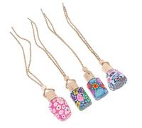 Healeved Juego de 8 Colgantes de Perfume y Decoración para Coche Fragancia, Ideales para Auto y Oficina Color Aleatorio Estilo Aleatorio