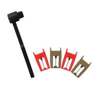 Healeved Juego de Aguja de Repuesto para Tocadiscos Vintage con Cepillo Limpiador Portátil, Aguja para Fonógrafo Compatible con Reproductores de Vinilo, Kit de Mantenimiento para Equipos