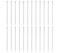 Healeved Juego de Alfileres de Entomología Negros de Acero Inoxidable, Pasadores para Montaje y Exhibición de Especímenes de Insectos, Amortiguación para Posicionamiento Preciso, Uso