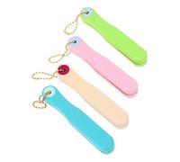 Healeved Juego de Manicura 4 Limas de Uñas de Nanocristal Herramientas para Decoración de Uñas Limas de Uñas Que No Dañan Las Uñas de Las Mujeres Accesorios para Decoración de Uñas Fáciles de Usar