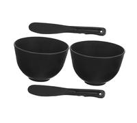 Healeved Kit De 2 Cuencos De Silicona Para Mascarillas Faciales 2 Varillas, Apto Para Mezcla Casera, Uso En Spa y Cuidado Piel Sensible