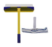Healeved Kit de 2 Piezas Herramienta de Fregado de Microfibra Toallas de Microfibra para Coche Kit de Limpieza de Ventanas para Automóvil para Cuidado del Coche