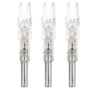 Healeved Kit de 3 Piezas de Accesorios LED para Flechas Diámetro Interior de 62 MM Colas de Flecha Luminosas Multicolor Decoración para y Actividades al Aire Libre