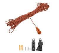 Healeved Kit de Elevación para Persianas Enrollables de Bambú Herrajes Metálicos Resistentes Cuerda Ajustable Accesorios para Reparación de Cortinas Uso Versátil para Ventanas y