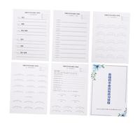 Healeved Kit De Entrenamiento Para Extensiones De Pestañas Práctica Realistas y Guía Detallada Para Principiantes Para Salones De Belleza y Uso Personal