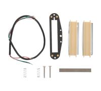 Healeved Kit de Pastillas Humbucker Mini para Guitarra Eléctrica St, Diseño de Doble Bobina Alnico5, Cancelación de Ruido, Color Amarillo, Piezas de Repuesto Profesionales para Mejora