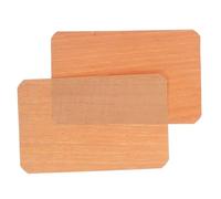 Healeved Láminas Grandes de Cedro Madera Natural Khaki para Humidor de Cigarros, 2 Piezas para Almacenamiento Organizado en Casa o Bares