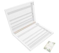 Healeved Libro de Registro de Cheques Controlador de Presupuesto Personal para Organización Financiera en Papel para Uso On-the-go