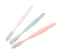 Healeved Lima para Pies 3 Piezas de Acero Inoxidable, Raspador de Callos y Exfoliante de Piel Muerta para Pedicura, Diseño Delgado para Áreas entre Dedos, Herramienta Profesional