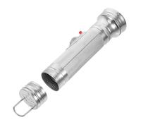 Healeved Linterna Metálica Antigua Estilo Vintage Linterna Portátil Pequeña de Metal sin Baterías y Actividades al Aire Libre Diseño Retro Años 80 para Senderismo