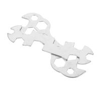 Healeved Llave Multiusos para Reparación de Bicicletas 2 Piezas Llave Inglesa Acero Resistente Herramientas Multifunción Portátiles para Mantenimiento y Ajuste en Ciclismo