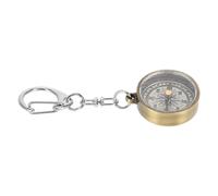 Healeved Llavero Brújula Vintage de Aleación de Zinc y Cobre Brújula Pequeña para Camping y Aventura Colgante para Mochila y Bolso Equipo para Actividades al Aire Libre