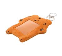 Healeved Llavero de Peluche con Forma de Tigre para Tarjetas de Identificación, Porta Tarjetas con Foto de 13,5x12 Cm, Colgante para Estudiantes y Fans de K-pop, Organizador Resistente