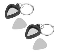 Healeved Llavero Púa de Guitarra Rustico Hecho Mano Organizador de Llaves para Músicos Bolsa Accesorios Musicales para Practicar Casa