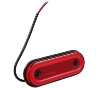 Healeved Luces de Posición Laterales LED Rojas para Camión y Remolque 12v/24v Impermeables Señalización Clara para Vehículos Industriales y Autocaravanas