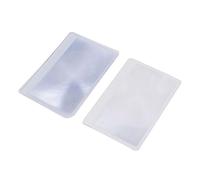 Healeved Lupa Portátil De PVC Ultrafina 12 Unidades 85x55 Mm Tamaño Tarjeta 3X Aumento para Lectura Mapas Documentos Uso Diario