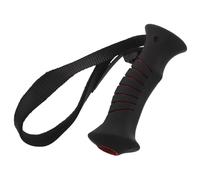 Healeved Mango de Bastón de Senderismo Adaptador, 18 Tubos de Plástico Rojo y Negro, Correa de Muñeca, Reemplazo para Bastones de Trekking y Esquí, Accesorio para Movilidad en Senderismo