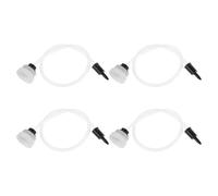 Healeved Manguera Flexible para Selladora de Alimentos al Vacío 4 Piezas Tubo de Sellado para Envasadora Vacio Uso Doméstico y Comercial Accesorios para Selladoras al Vacío