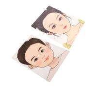 Healeved Maniquí de Silicona Reutilizable para Práctica de Maquillaje Facial Infantil Tablero Lavable para Pintura Facial Plantilla Realista para Aprender Técnicas de Maquillaje y Pintar