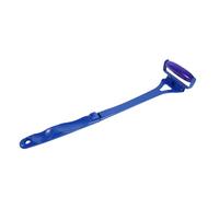 Healeved Masajeador Facial de Cuello con Mango Largo, Rodillo de Resina Azul para Masaje Refrescante y Lifting, Adecuado para Cuidado Cutáneo en Casa o Spa