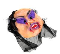 Healeved Máscara de Halloween de Látex para Mujer Diseño Aterrador y Único, Adecuado para Fiesta de Carnaval y Cosplay, Añade Ambiente Festivo y Atrae Atención