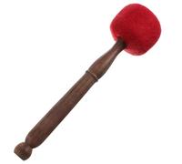 Healeved Mazo de Cuenco Tibetano de Madera Hecho a Mano, Accesorio Resistente y Difícil de Romper para Cuencos Cantores Rojos, Adecuado para Amantes del Budismo