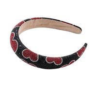 Healeved me encantan los accesorios para el cabello Decoraciones para el cabello para mujeres diadema de de imitación para mujer diademas anchas diadema ancha para mujer esponja
