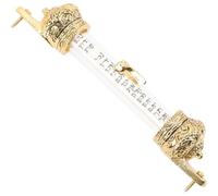 Healeved Mezuzá Religiosa de Metal Lateral para Puerta de Casa Escritura Bíblica Visible Diseño Decorativo Judío Vintage para Decoración del Hogar y Bendición Espiritual