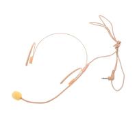 Healeved Micrófono de Diadema Inalámbrico, Auriculares Micrófono Flexible Color Piel, Diseño Ligero y Ajustable para Actuaciones Escolares y Teatro Infantil