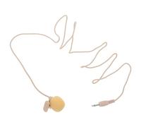 Healeved Micrófono de Solapa Portátil Micrófono de Condensador con Reducción de Ruido Beige y Diseño con Clip para Podcasts y Uso Personal para Computadora y Grabación