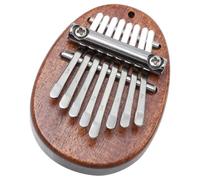 Healeved Mini Kalimba de Pulgar Portátil de 8 Teclas Instrumento Musical de Madera Pequeño para Principiantes y Piano de Dedo Compacto para Uso en Escenario y Decoración