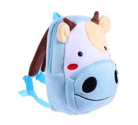 Healeved Mochila Diseño de Vaca de Peluche Guardería Viajes o Excursiones Mochila de Peluche para Niños Pequeños Encantadores