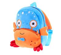 Healeved Mochila para Niños Mochila de Peluche Niño Pequeño Felpa Adorable Diseño Animal Jardín de Infancia Ligero y Duradero 25 Cm