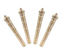 Healeved Modelo de Mini Cañones de Latón para Maquetas de Barcos Clásicos 4 Piezas en Tamaño Grande Tubería de Cañón en Miniatura para Decoración y Coleccionismo