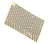 Healeved Modelos de Barcos Militares 1:700 Barandilla PE y Escalera Mecánica Dorada Profesional para Maquetas de Buques de Guerra Accesorios Manualidades