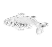 Healeved Molde para Hornear 3d Forma de Pez Koi Molde de Aleación de Aluminio Antiadherente Tamaño Compacto para Pasteles de Arroz Gelatina DIY Suministros para Repostería