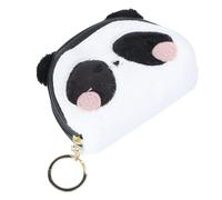 Healeved Monedero de Peluche Blanco para Mujer Diseño Creativo y Adorable, Cómodo y Multifuncional para Almacenar Pequeñas Cosas en Fiestas y Playa Varios Estilos