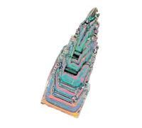 Healeved Muestra De Mineral De Bismuto Piedra De Bismuto Irregular Para Decoración Delicada Colección De Espécimen Mineral Para Estudio y Exhibición Casa o Oficina