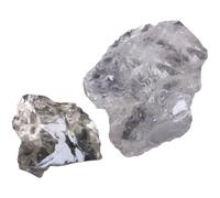 Healeved Muestra de Mineral Natural de Cuarzo 100 G Ejemplar Didáctico de Geología Sílice Piedra Mineral en Bruto para Enseñanza Científica y Decoración Educativa