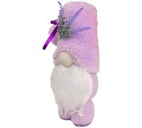 Healeved Muñeca de Tela Morada, Muñeco Coleccionable de Primavera para Decoración de Mesa y Hogar, Adorno Festivo de Peluche para Cumpleaños y Fiestas, 1 Pieza