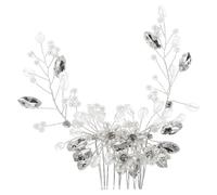 Healeved Nupcial con Rhinestones Brillantes Ligera y Cómoda para Bodas Accesorios Elegantes para Novias y Damas de Honor para Moños Trenzas y Peinados Sueltos