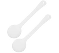 Healeved Oclusores Oculares de Plástico Blanco para Examen Ocular Herramienta Portátil para Prueba de Visión 2 Unidades para Uso Consultorios y Optometría