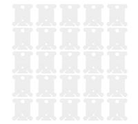 Healeved Organizador de Bobinas de Hilo de Plástico Blanco para 240 Bobinas Tabla para Enrollar Hilo de Bordar de Algodón Portátil para Costura y Bordado DIY