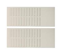 Healeved Organizador de Tarjetas de Control de Asistencia de Plástico con 24 Ranuras Soporte de Pared Compacto 2 Unidades para Oficina Gestión y Almacenamiento Ordenado