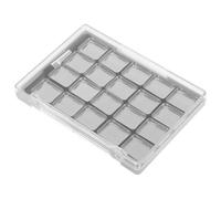 Healeved Paleta de sombras de ojos magnética vacía: contenedor de sombras de ojos DIY con bandejas metálicas y pinceles - Organizador de maquillaje recargable con bandejas para organizar recargas