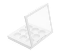 Healeved Paleta De Sombras De Ojos Vacía Paleta Pequeña Parche De Acupuntura Mini Espejo Decoración Paleta De Iluminadores Paleta Para Teléfono Conectores Para Inversores Paleta De
