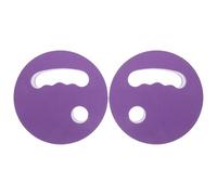 Healeved Paletas de Mano de Espuma EVA para Natación 1 Par Discos de Fitness Acuático Morado y Blanco Herramientas Ergonómicas para Entrenamiento y Ejercicios Aeróbicos en Piscina para