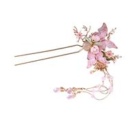 Healeved Palillo Cabello De Estilo Antiguo Horquilla De Flor Borla De Flores Accesorios De Cabello Retro Para Boda Fiesta Vestido De Estilo Chino