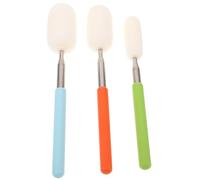 Healeved Palo de Esponja Telescópico para Cerámica 3 Piezas con Mango de Acero Inoxidable Esponjas Desmontables en Tamaños Pequeño Mediano y Grande Absorbente para Manualidades y